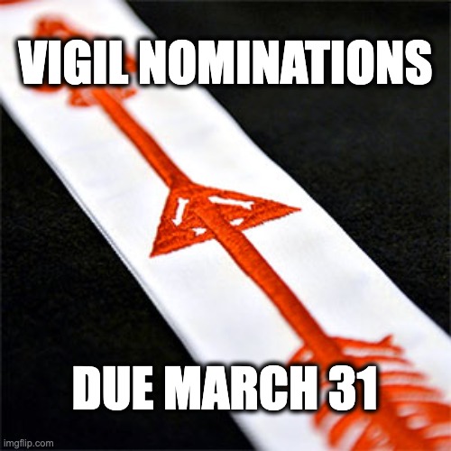 Vigil Honor Candidate Nominations