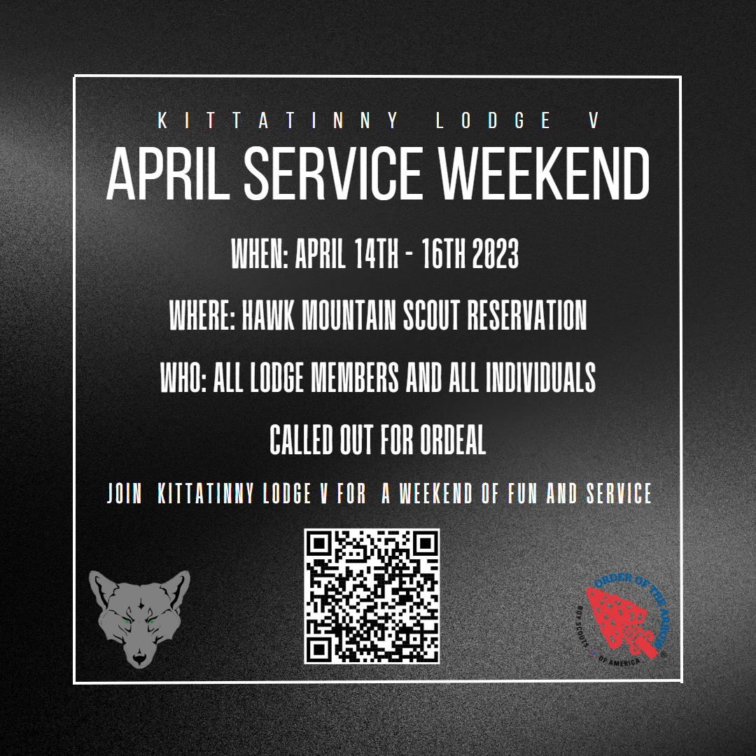 DEADLINE: April Inductions Weekend Sign-up