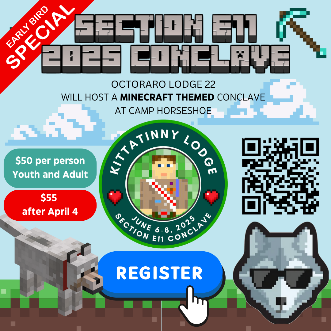 Early Bird Registration for the 2025 Section E-11 Conclave
