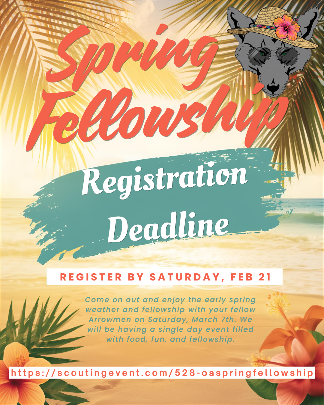 Spring Fellowship Registration Deadline